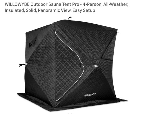 Willowybe outdoor sauna tent - willowybe,