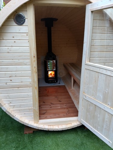 Barrel sauna spruce thermo - , or