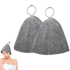1/2/3/5pcs Wool Felt Sauna Hat