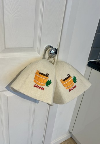 Wool felt sauna - wool, hat